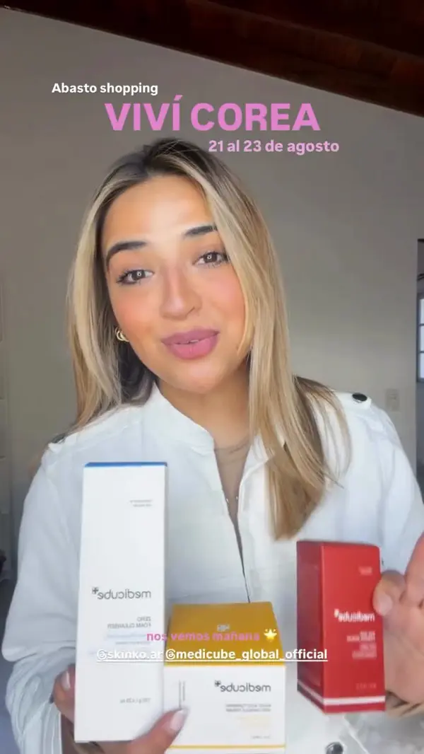 Productos Medicube, Viví Corea en el Abasto